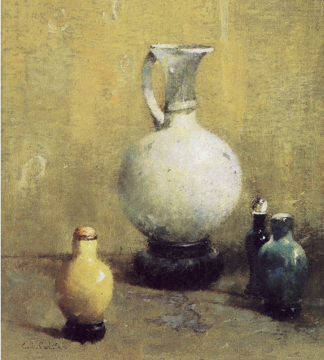 Emil Carlsen Still Life with Ceramic Vase