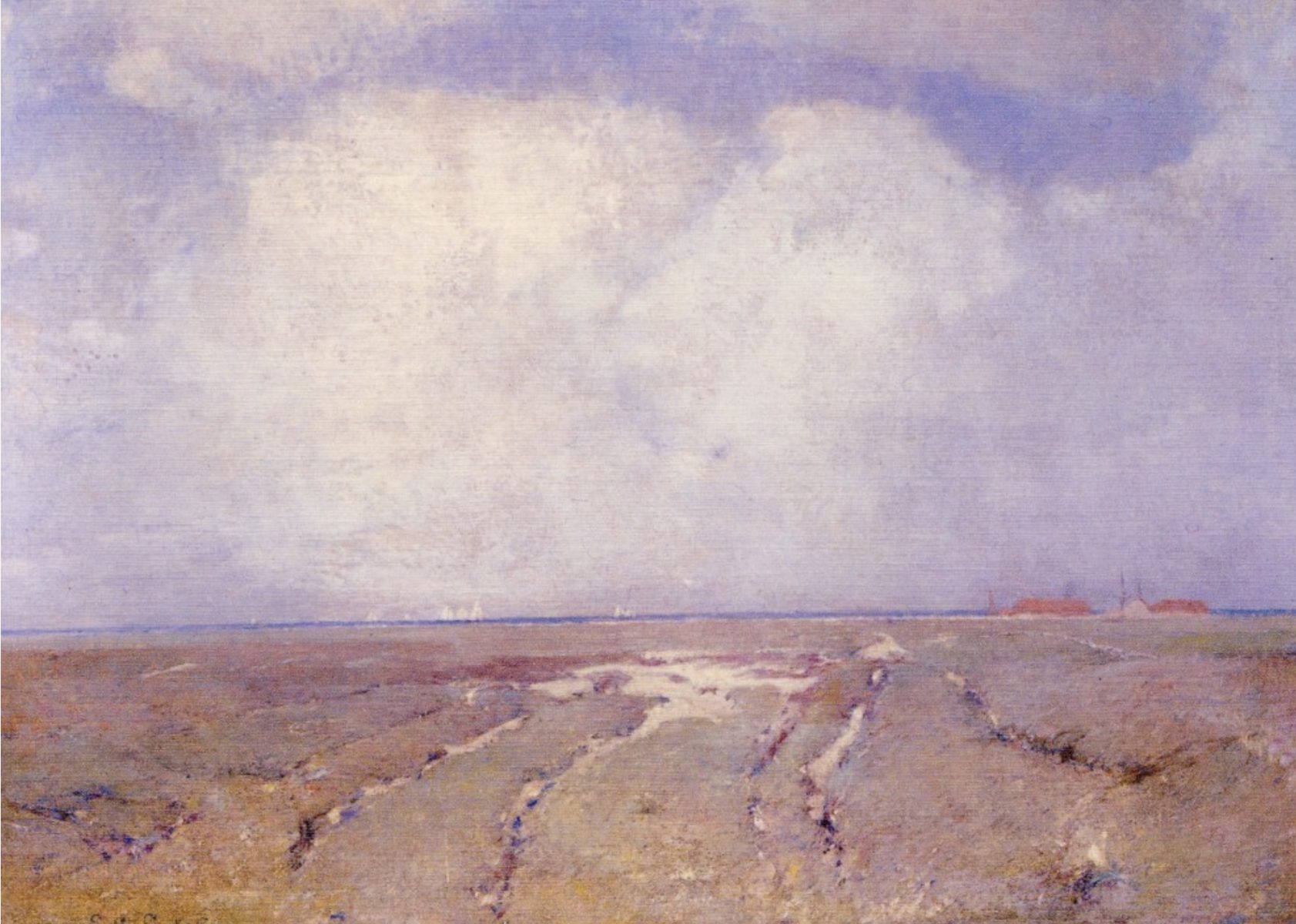 Emil Carlsen Along the sound, Skagen