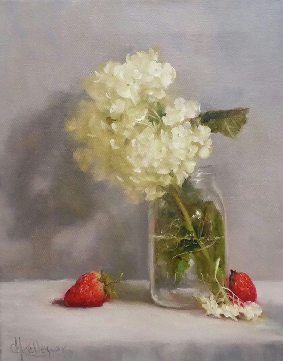 Hydrangeas and Strawberries Donna Kallesser