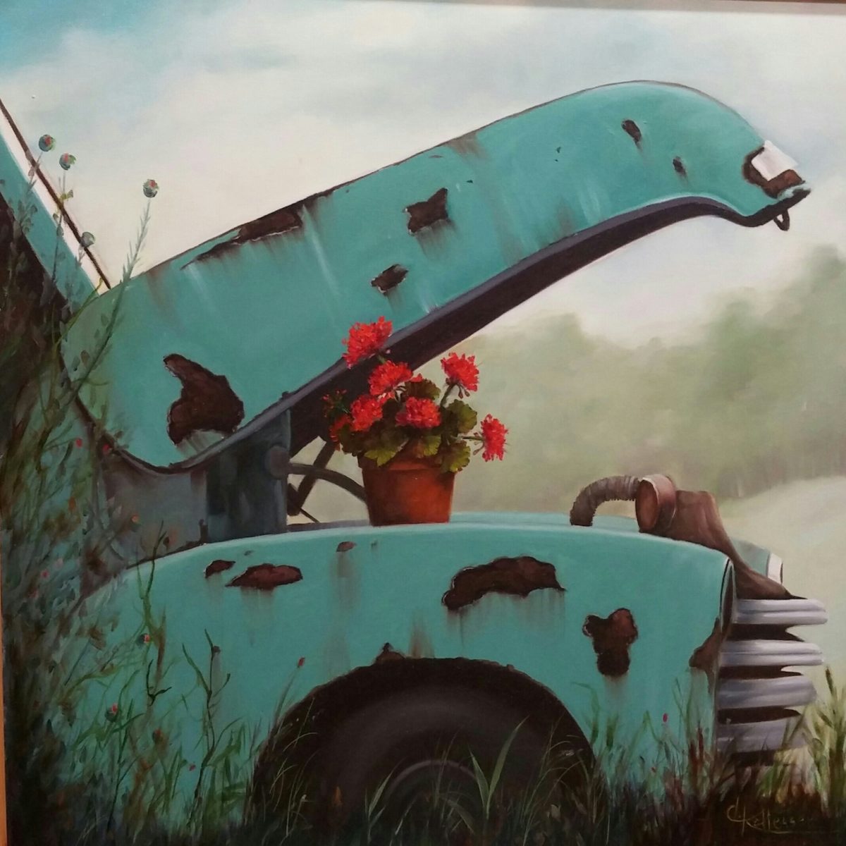 Donna Kallesser Image 1 old truck with flowers