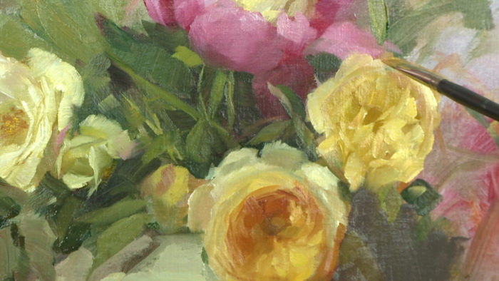 roses and peonies with elizabeth robbins