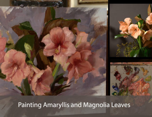 Preview Painting Amaryllis and Magnolia Leaves with Elizabeth Robbins