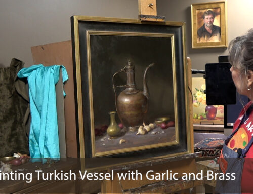Time-Lapse Painting Turkish Vessel with Garlic and Brass with Elizabeth Robbins