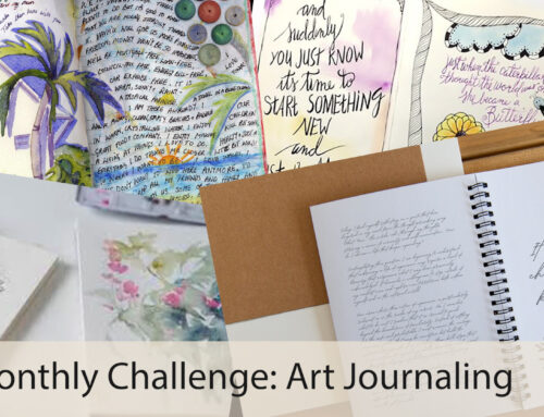 Monthly Challenge: Art Journaling