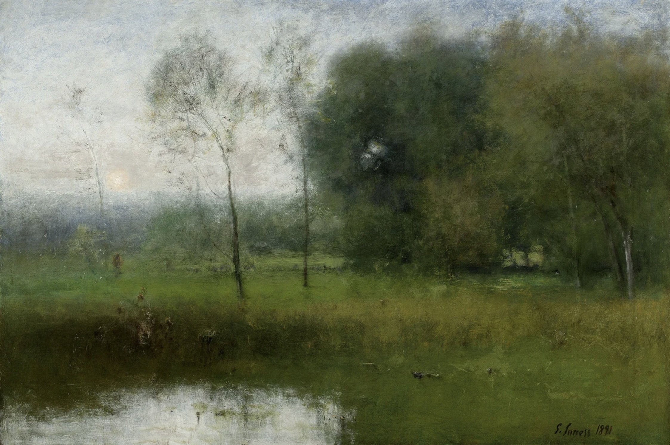George Inness, New Jersey Landscape